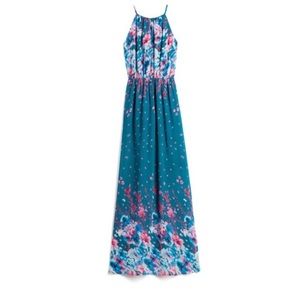 Faye Blue Floral Maxi